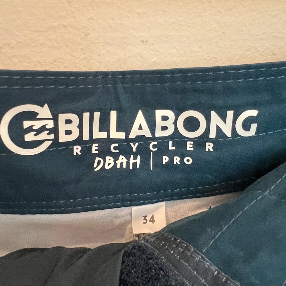Billabong Boardshorts Mens 34 Blue Stars Recycler DBAH Pro Stretch Surf Swim - Picture 8 of 13